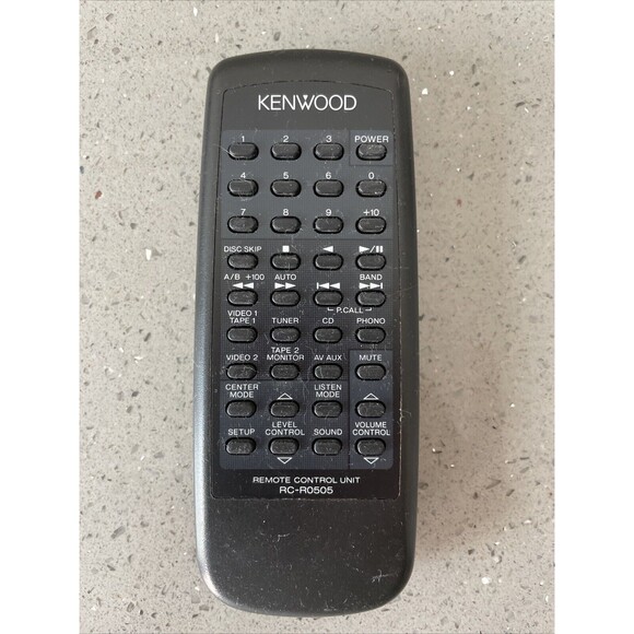Kenwood Amplifier Remote Control RC-R0505 Original OEM Not working/For parts - Picture 1 of 5